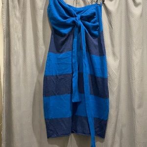 Cashmere striped dress